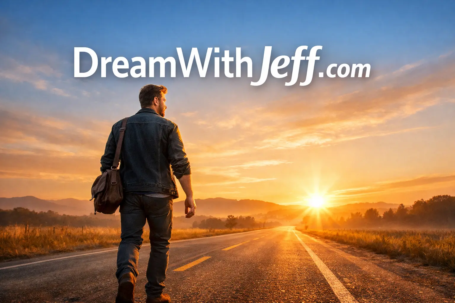dreamwithjeff.com website overview showing Jeff's platform for faith mindset and purpose-driven living in the US