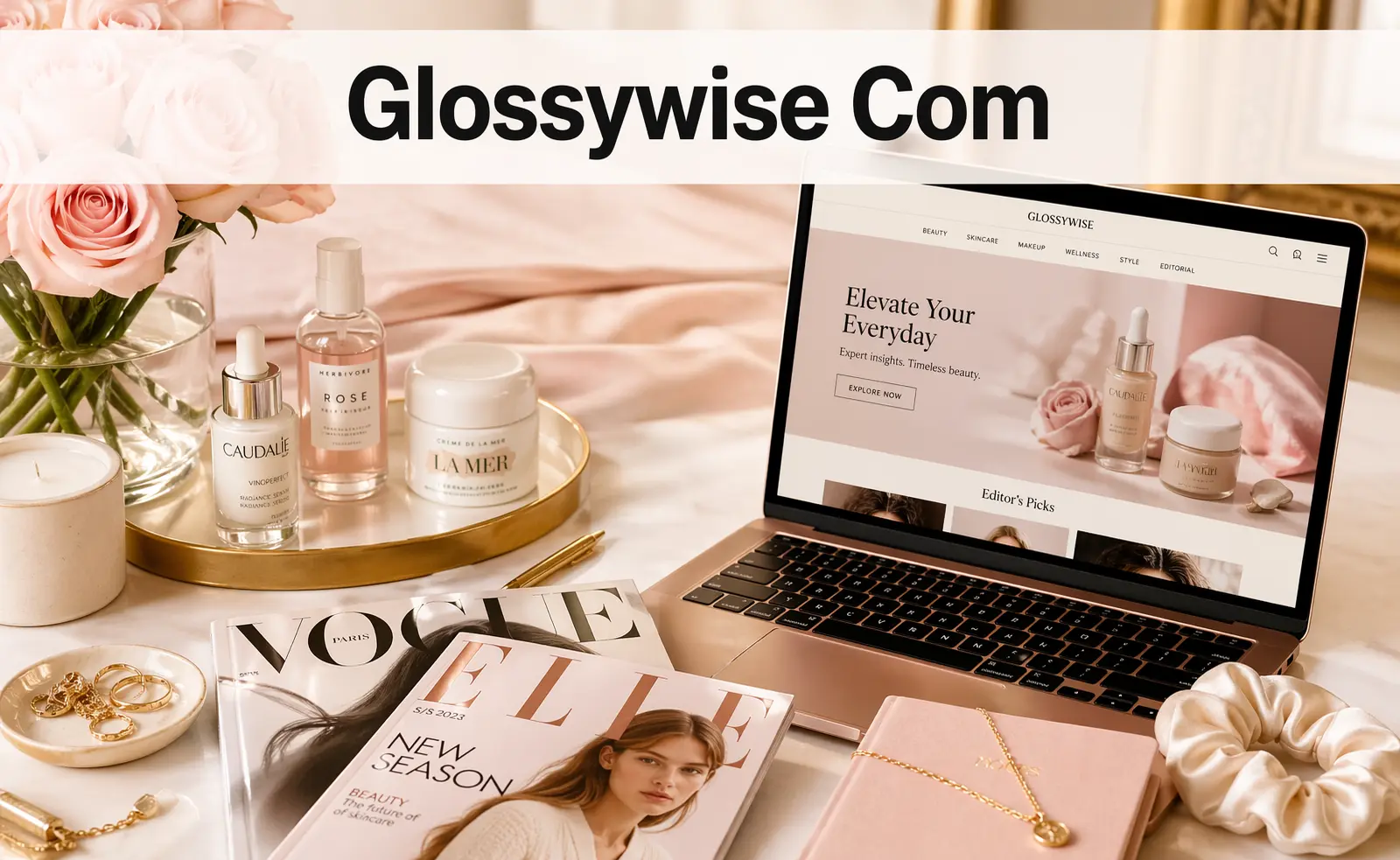 Glossywise com website showcasing fashion beauty and lifestyle content for US readers in 2026 — informational guide