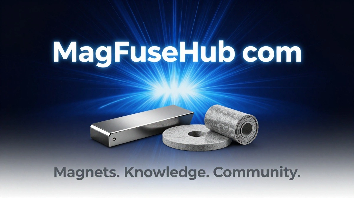 MagFuseHub com platform overview showing magnets, DIY projects, and online community for magnet enthusiasts in the United States