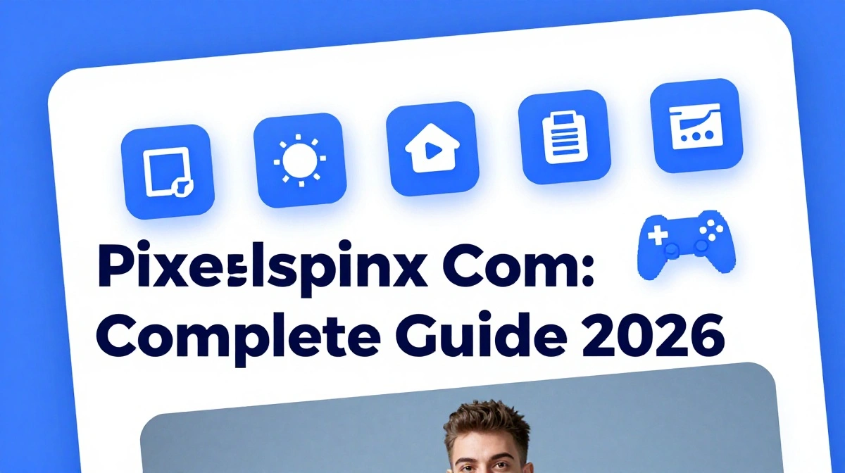 Pixelspinx com website guide showing features, content categories, and safety tips for users in 2026