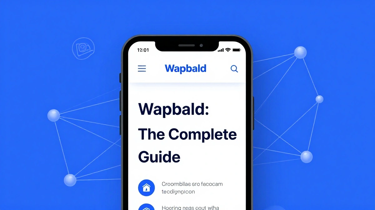 Wapbald mobile-first blogging platform showing niche content creation and digital community engagement tools for US creators