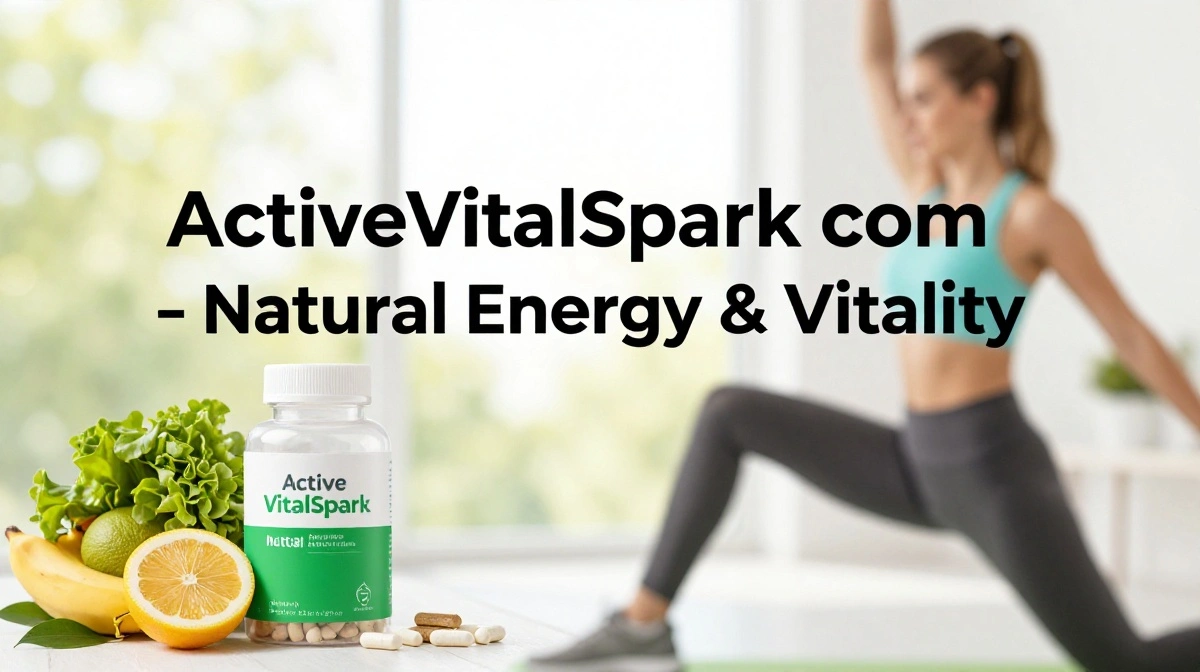 ActiveVitalSpark com wellness platform showing natural energy support tips for daily vitality and healthy living