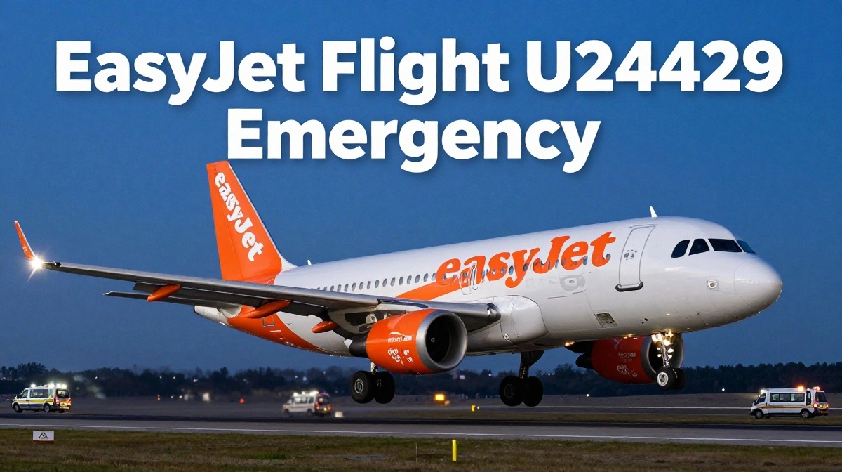 EasyJet flight U24429 emergency — Airbus A320 returns to Lyon Saint-Exupéry Airport after mid-air passenger incident