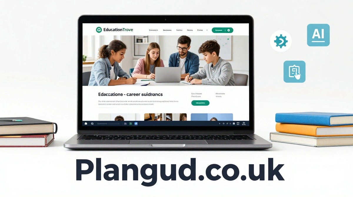 EducationTrove com educational platform showcasing study resources, career guidance, AI tools, and online learning support